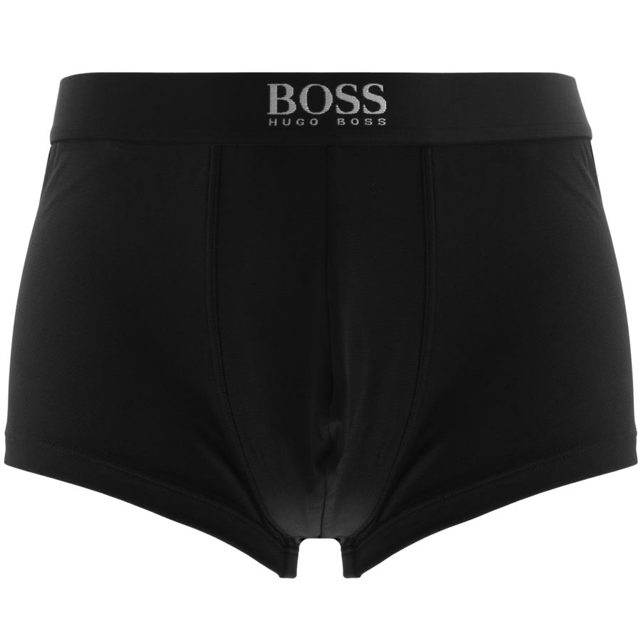 Alternative Image for ProductBOSS Underwear Microfiber Boxer Trunks Black1